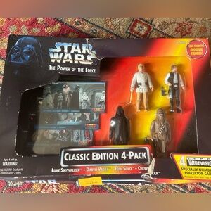 Star Wars The Power Of The Force Classic Edition 4 Pack Figures